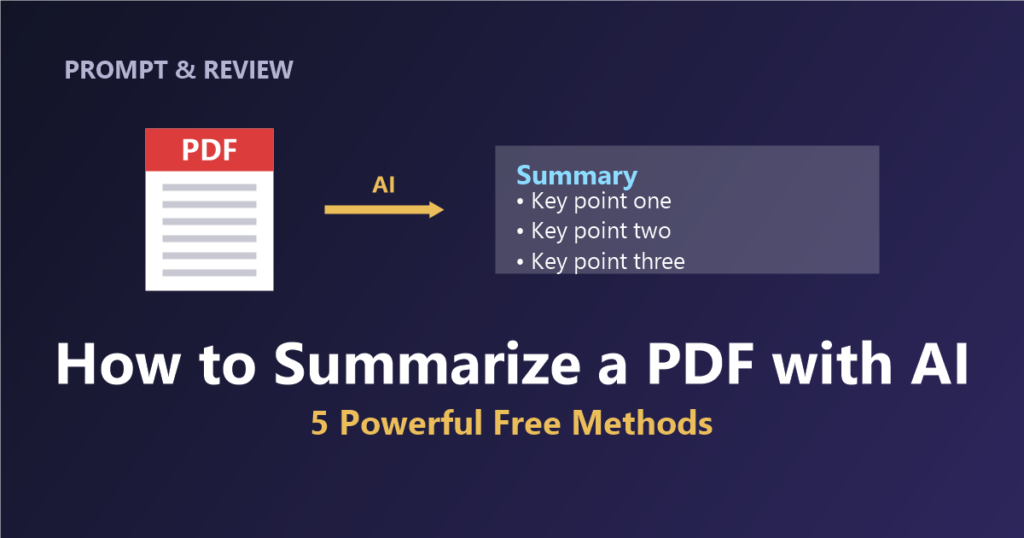 summarize a PDF with AI